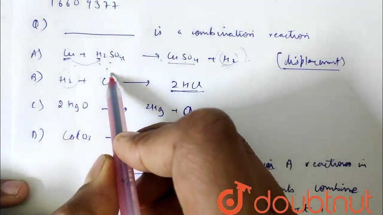 is-a-combination-reaction-class-10-multiple-choice-questions