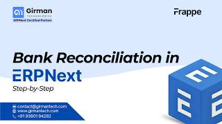 Bank Reconciliation in ERPNext Tutorial | Step-by-Step Tutorial | ERPNext Accounting |