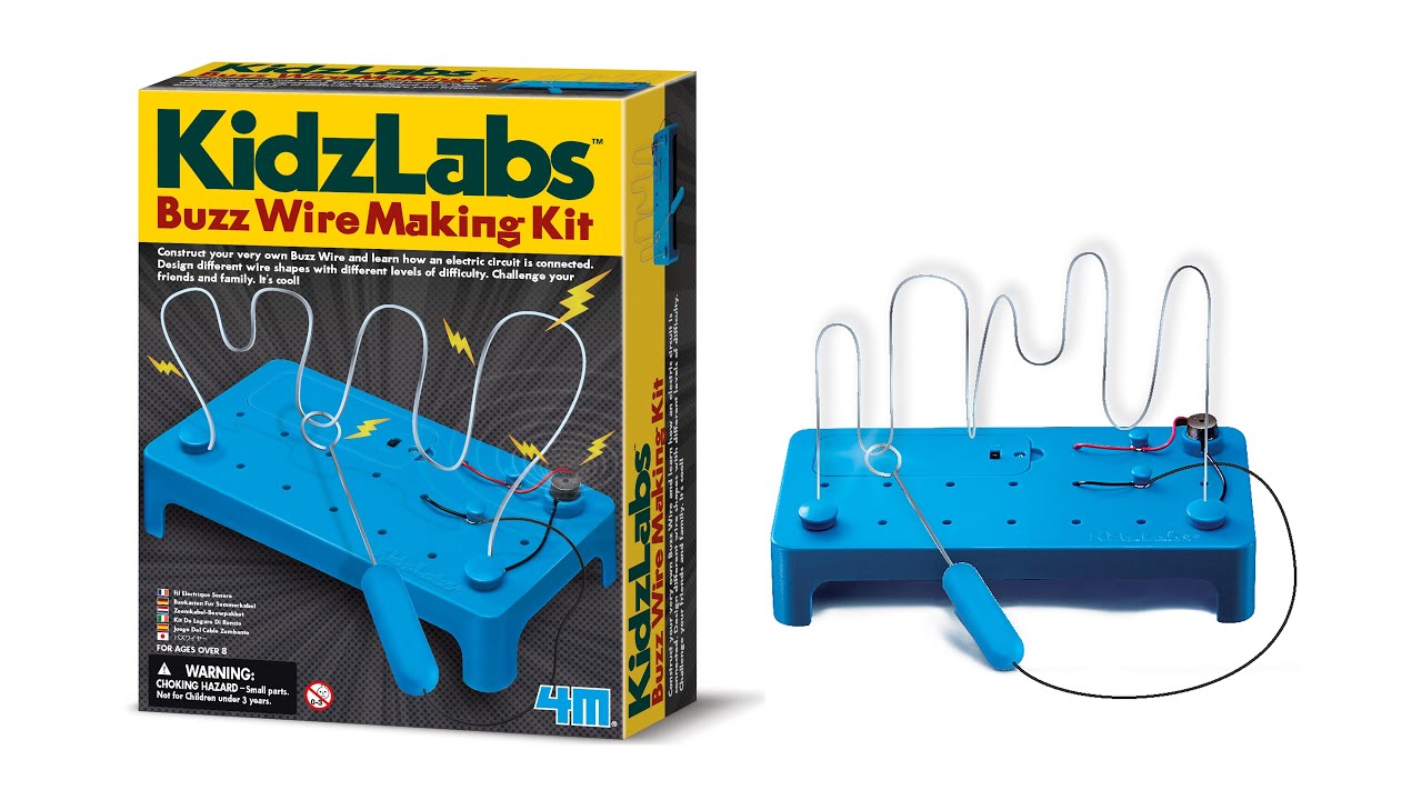 UK 4109 Kidz Labs Buzz Wire Kit Construct Your Own Buzz Wire And Learn How An U 