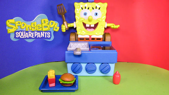 SpongeBob Squarepants Burger and Patty Maker a Toy Unboxing