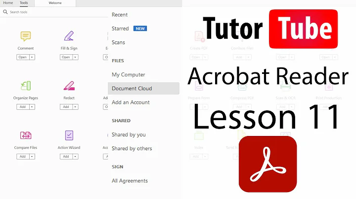 Adobe Acrobat Reader Tutorial - Lesson 11 - Highlight Tool and Notes in Highlight