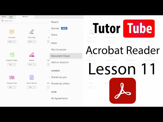 Adobe Acrobat Reader Tutorial - Lesson 11 - Highlight Tool and Notes in  Highlight - YouTube