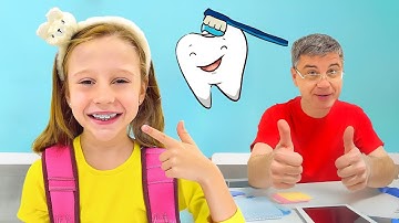 Niềng răng không đáng sợ! Nastya dạy cách chăm sóc nụ cười