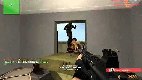 CS:Source Zombie Mod : Failed to Defend the Barricade.