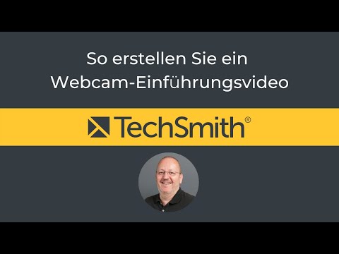 Video: So Starten Sie Eine Webcam