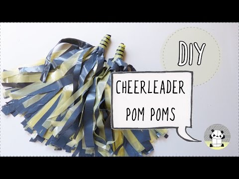 Video: Paano Gumawa Ng Mga Cheerleading Pom Poms