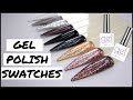 THE GEL BOTTLE INC SWATCHES - NEUTRAL &amp; GLITTERS - My Gel Polish Collection