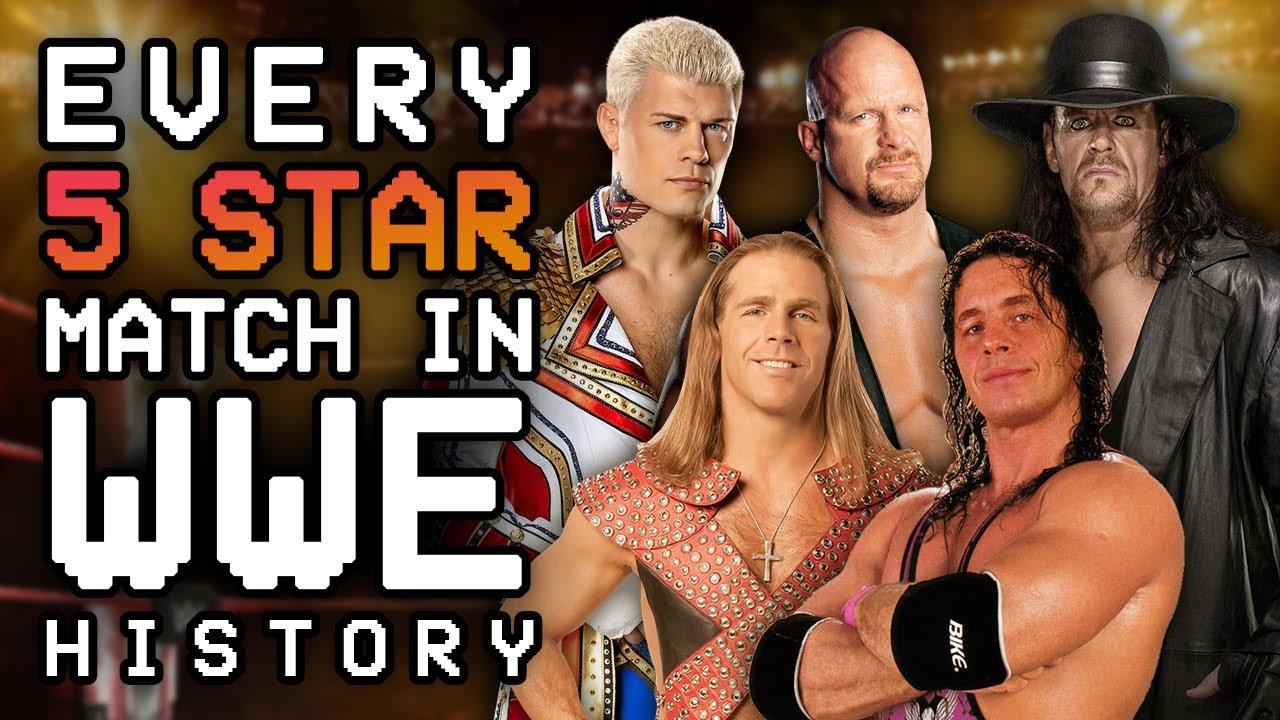 Every 5 Star Match in WWE History!