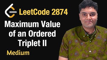 Maximum Value of an Ordered Triplet II - Leetcode 2874 - Python