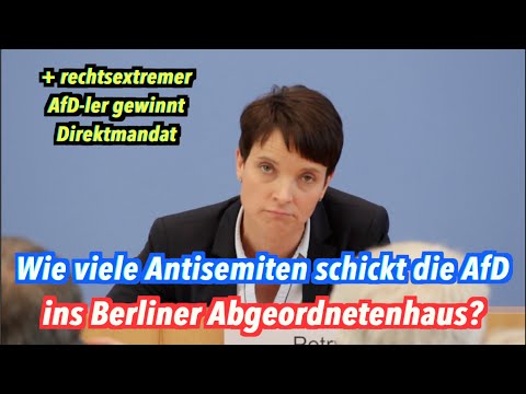 "Unverschämte Frage!": Wie viele der neuen Berliner AfD-Abgeordneten sind Antisemiten?