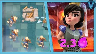 THE FASTEST PRINCESS IN THE WORLD! EASY WIN FOR 2.3 ELIXIR / CLASH ROYALE