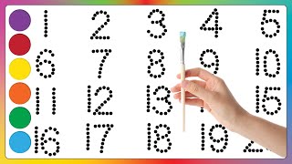 123 Numbers | 123 Number Names | 1 To 20 Numbers Song | 12345 learning for kids #kidsvideo #kidssong