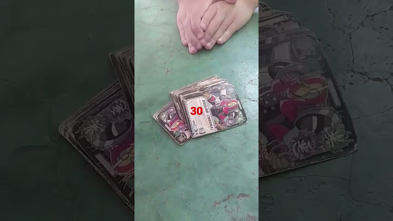 virando 40 cards no bafo 