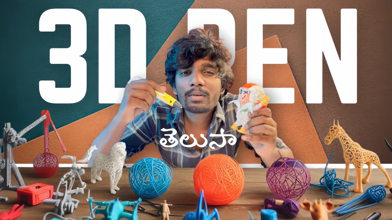 my-first-3d-pen-in-telugu-by-ganymadex-youtube