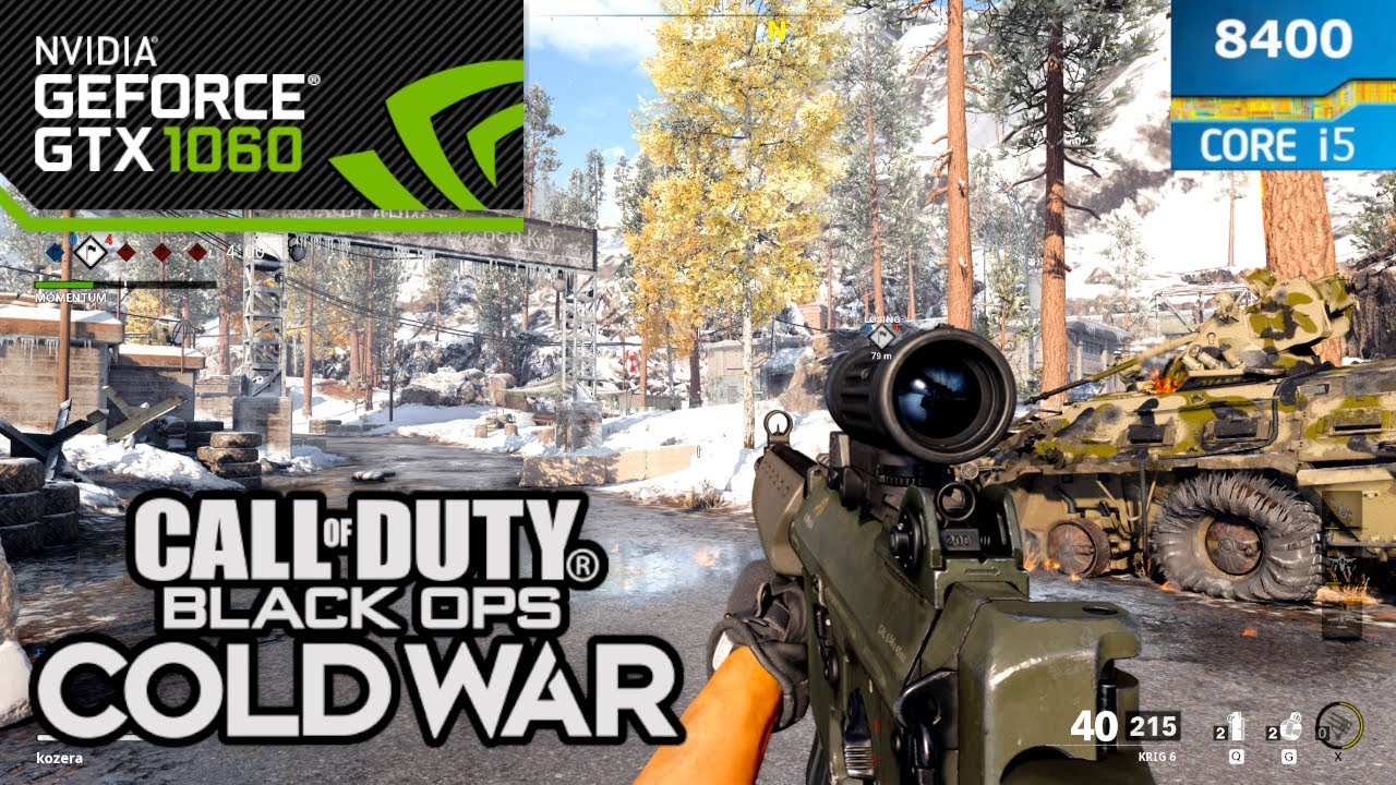 Call of Duty: Black Ops Cold War | Combined Arms | GTX 1060 6GB + i5 8400 [Optimal Settings]
