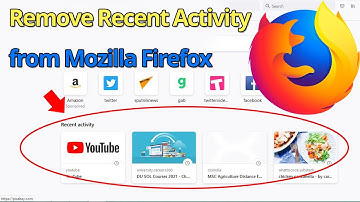 How to remove recent activity from Mozilla Firefox Web Browser? // Smart Enough