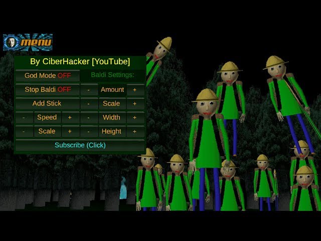 Mod Menu Version Released! - Baldi's Basics Field Trip Demo