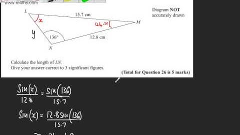 q26 Edexcel 1MA0 Higher November 2013  paper 2 Calculator GCSE maths