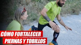 Correr al piernas quemándose