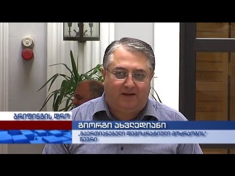 ინტერპარტიული ჯგუფის წევრების სამუშაო შეხვედრა