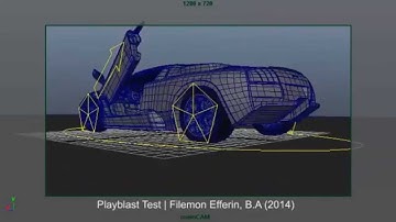 Lamborghini Rig (Playblast)  - Filemon Efferin 2014