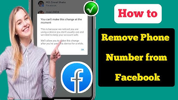 How To Remove Phone Number From Facebook You can