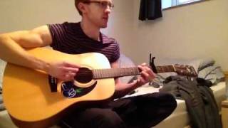 Video thumbnail of "Whiskeytown- houses on the hill acoustic cover"