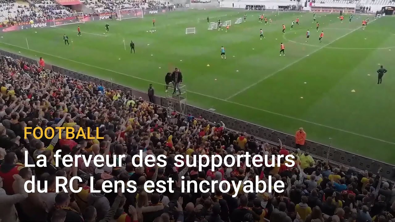 Supporter Rc Lens La ferveur des supporters du RC Lens est incroyable - YouTube