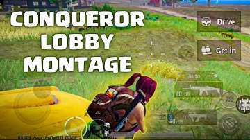 CONQUEROR TIER LOBBY MONTAGE 😱🔥 || REDMI K20 PRO || 60 FPS 4K SMOOTH EXTREME GRAPHICS