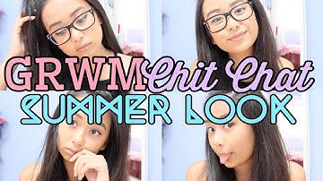 GRWM: Chit Chat Everyday Summer Look | Kim Ha (: