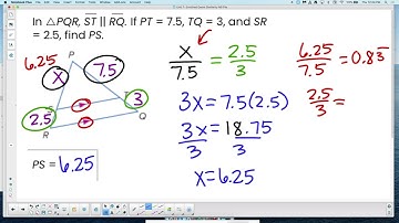 Enriched Geom Parallel Lines and Proportional Parts part 1