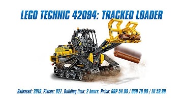 LEGO Technic 42094: Tracked Loader In-depth Review, Speed Build & Parts List [4K]