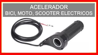 Electric bicycle throttle - Description and test