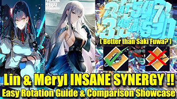 Lin & Meryl has INSANE SYNERGY !! Easy Rotation Guide & Showcase | Better Than Saki Fuwa? TOF Global