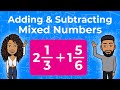 Quiz on Adding and Subtracting Mixed Numbers