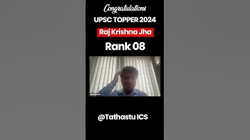 Rank 8 UPSC Topper Raj Krishna Jha | Talk with Dr. Tanu Jain Ma