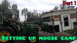 Moose hunting camp set up | Life in Alaska ?