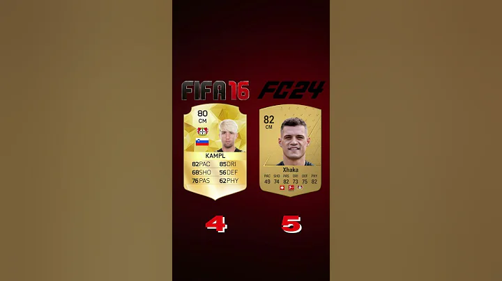 Bayer Leverkusen in FIFA 16 Vs FC 24  #fifa #fc24  #footballercomparisons
