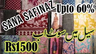 Sana Safinaz Upto 60% today Sale New Mahe collection 2023