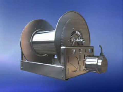 Hannay F Series Manual Rewind Booster Hose Reel 1 in. x 100 ft. F24-23-24 -  John M. Ellsworth Co. Inc.