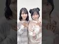 昨日楽屋でずっと2人で歌ってたの😹♩ くまま さんBig Loveです♡ くままは屈強 #齋藤掛愛羅 #佐々木舞香 #イコラブ