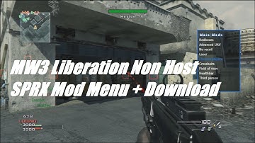 [MW3/1.24] Liberation Non-Host SPRX Mod Menu Menu (Aimbot, Red Boxes & More) + DOWNLOAD!!