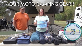 Our Moto Camping Gear
