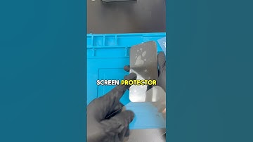 PERFECT WAY TO INSTALL SCREEN PROTECTOR! No more air bubbles #tech  #education #pov #satisfying