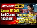 Tamil Nadu Special TET 2026 Notification Out | Complete Guide for In-Service Teachers