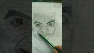 Rowan Atkinson smiling face draw||How to drow Rowan Atkinson smiling face draw