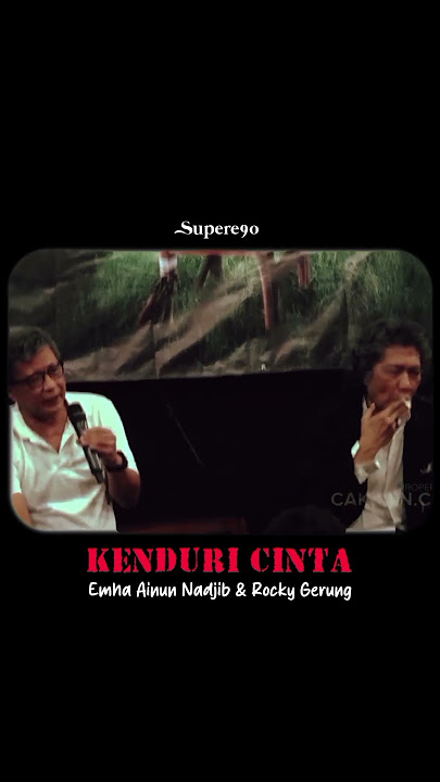 “Dalam hal ini saya berinduk pada grammar Cak Nun” -#rockygerung #caknun #foryou #supere9o