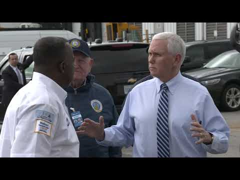 Pence visits Walmart Distribution Center in Virginia