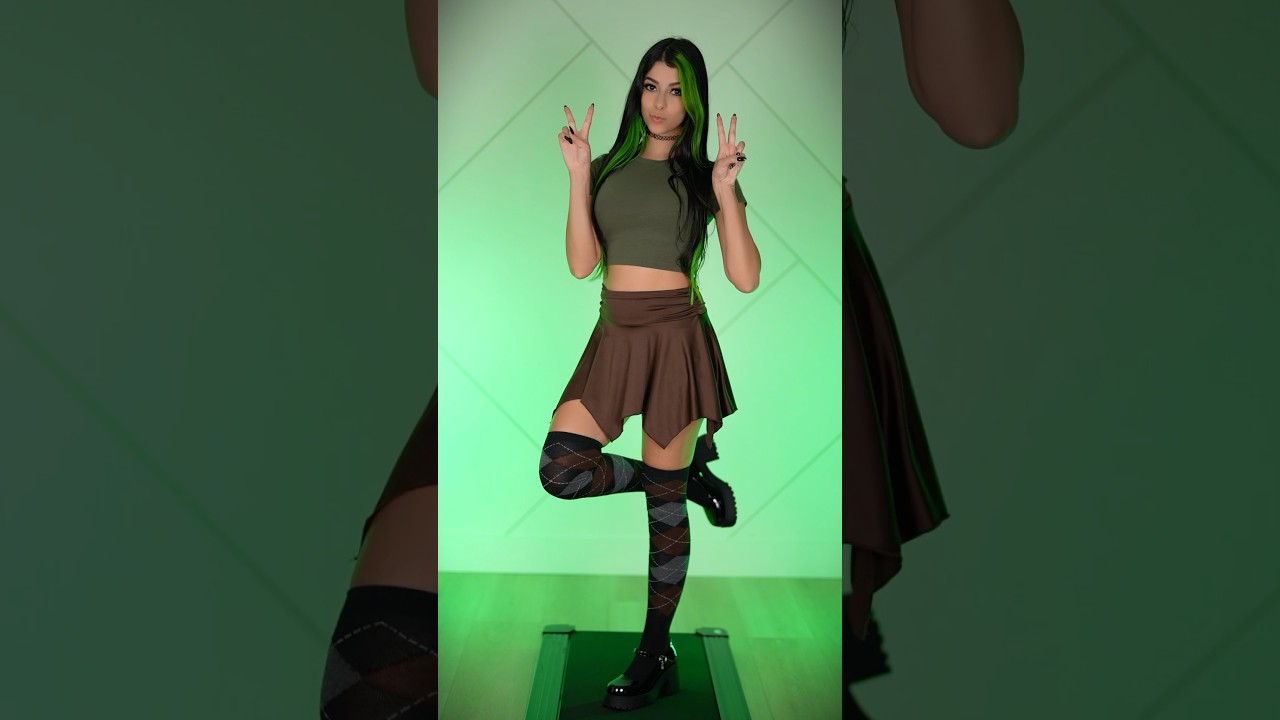 Shaggy Inspired Outfit 💚 #foryou #helpmemakethismakesense #trending #gothclub #emo #dance #cosplay