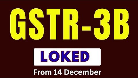 BIG GST UPDATE: GSTR-3B Locked from Dec 2025 — What You MUST Do Now ! by suman education hub